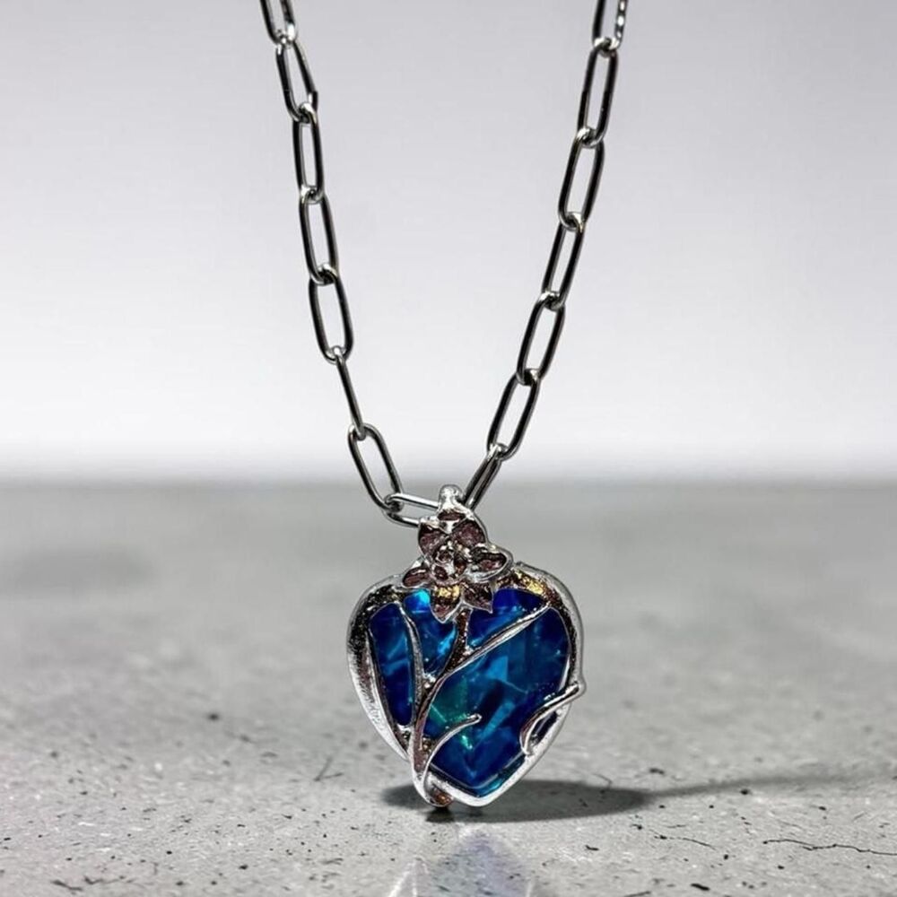 Unbranded Women's Silver and Blue Jewellery